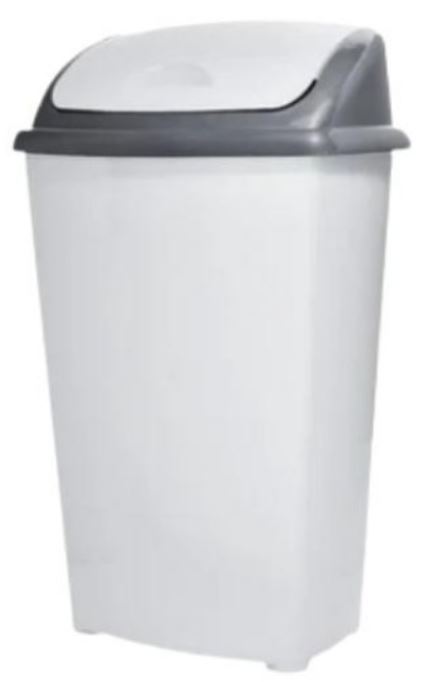 BASURERO TAPA VAIVEN 60LT